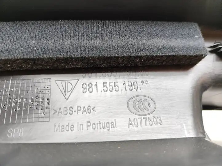 Porsche 718 Cayman 982 982c (2016 - ) 981555190 Прочие детали салона — фото 3