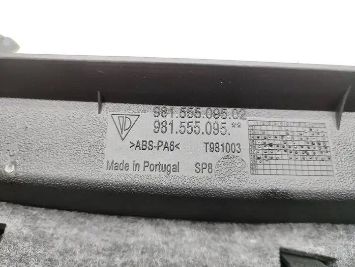 Porsche 718 Cayman 982 982c (2016 - ) 98155509502 Обшивка багажника — фото 3