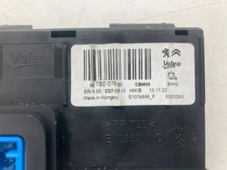 Citroen C4 Grand Picasso (2013 - 2016) 9678007680 Модуль управления кондиционером — фото 2