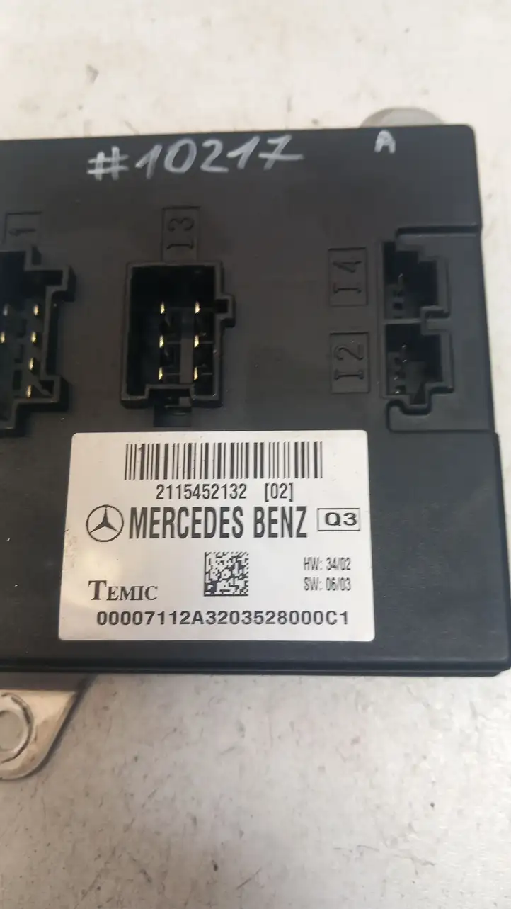 Mercedes-Benz E W211 (2002 - 2009) A2115452132 Модуль комфорта — фото 2