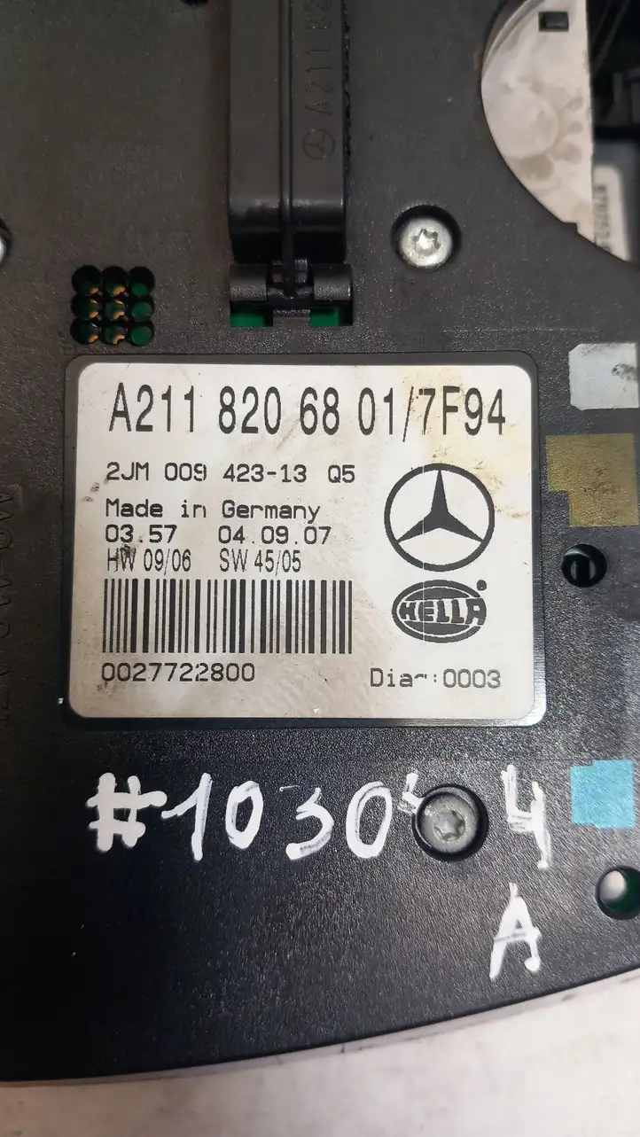 Mercedes-Benz E W211 (2002 - 2009) A2118206801 Включатель раздвижной крыши — фото 3