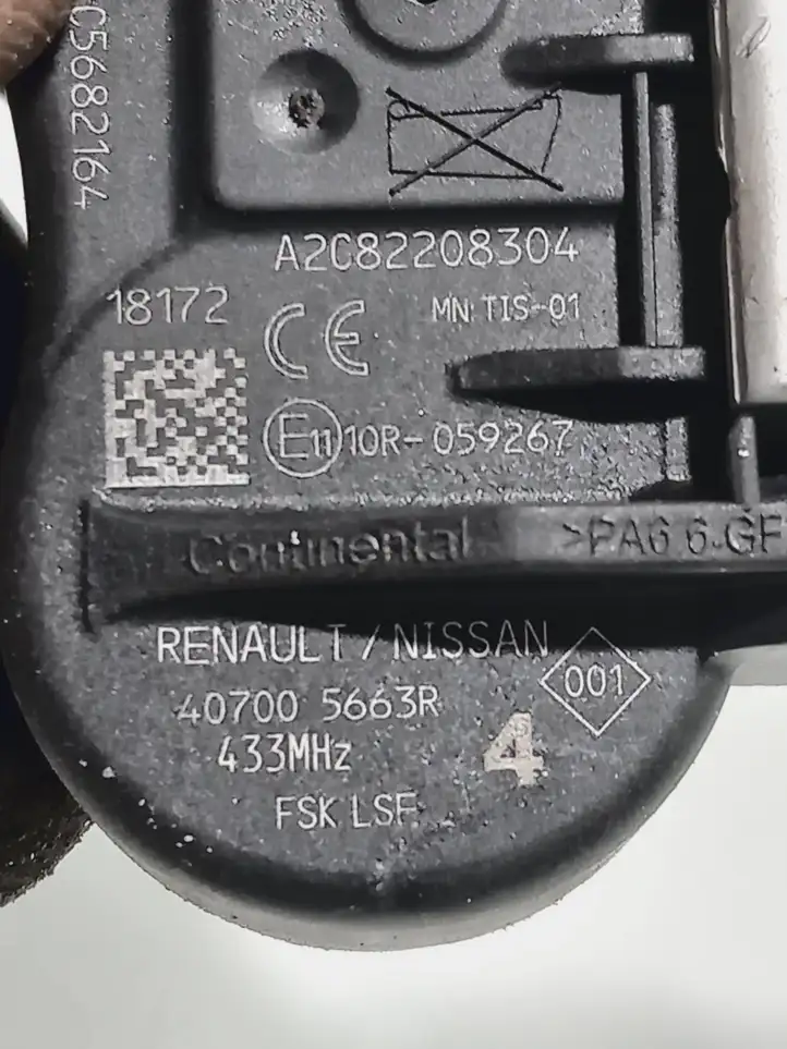 Nissan Qashqai (2013 - 2017) 407005663R Датчик давления шин — фото 3