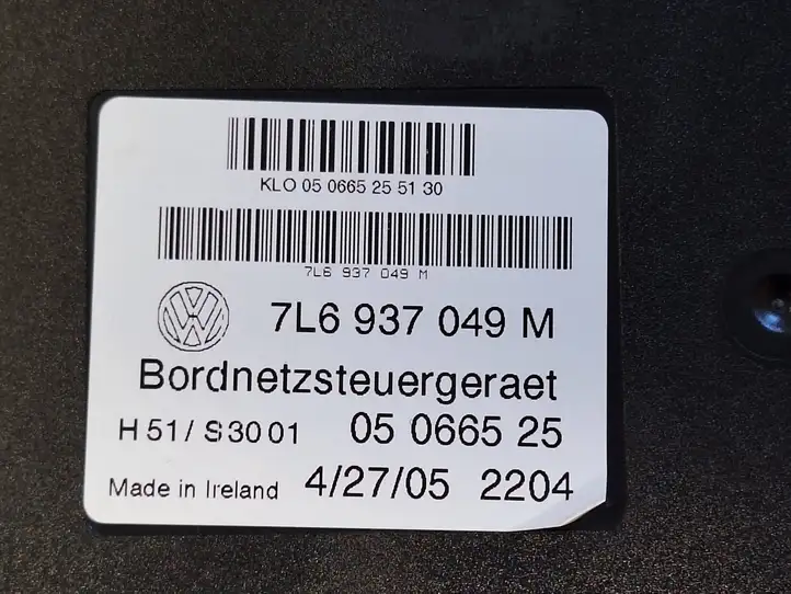 Volkswagen Touareg I (2002 - 2010) 7L6937049M Модуль комфорта — фото 5