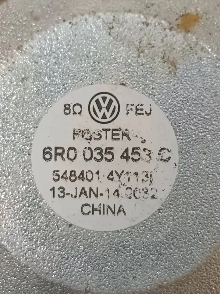 Volkswagen Polo V 6R (2009 - 2015) 6R0035453C Динамики задних дверей — фото 4