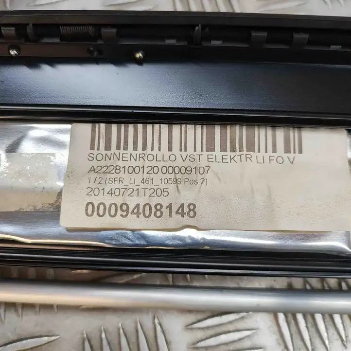 Mercedes-Benz S C217 (2015 - 2020) A2228100120 Солнцезащитная шторка задней двери — фото 6