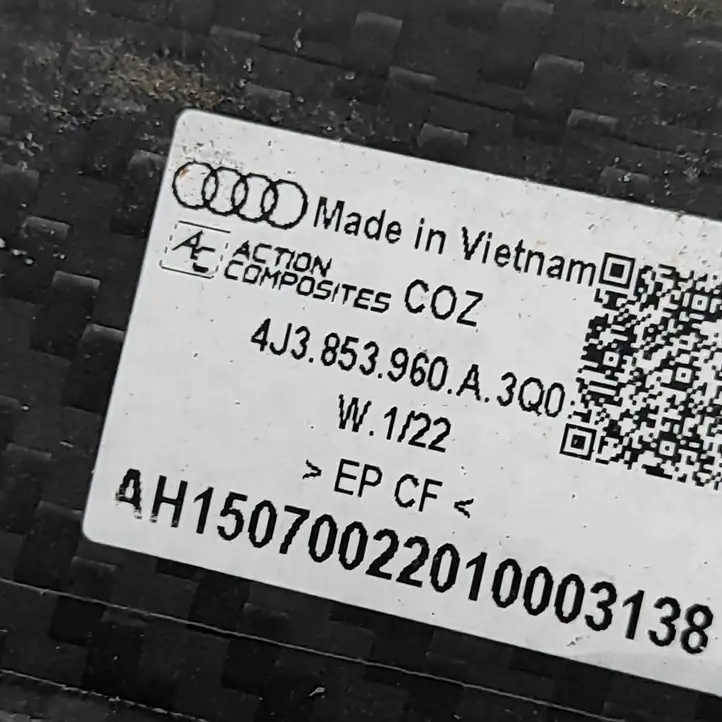 Audi E-tron GT (2020 - ) 4J3853960A Молдинг передней двери — фото 5