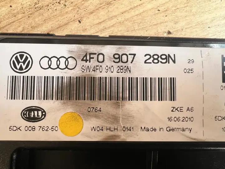 Audi A6 S6 C6 4F (2008 - 2011) 4F0907289N Модуль комфорта — фото 2