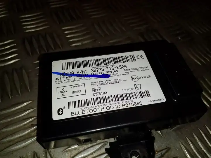 Honda CR-V (2012 - 2016) 39775T1GE500 Bluetooth модуль — фото 3