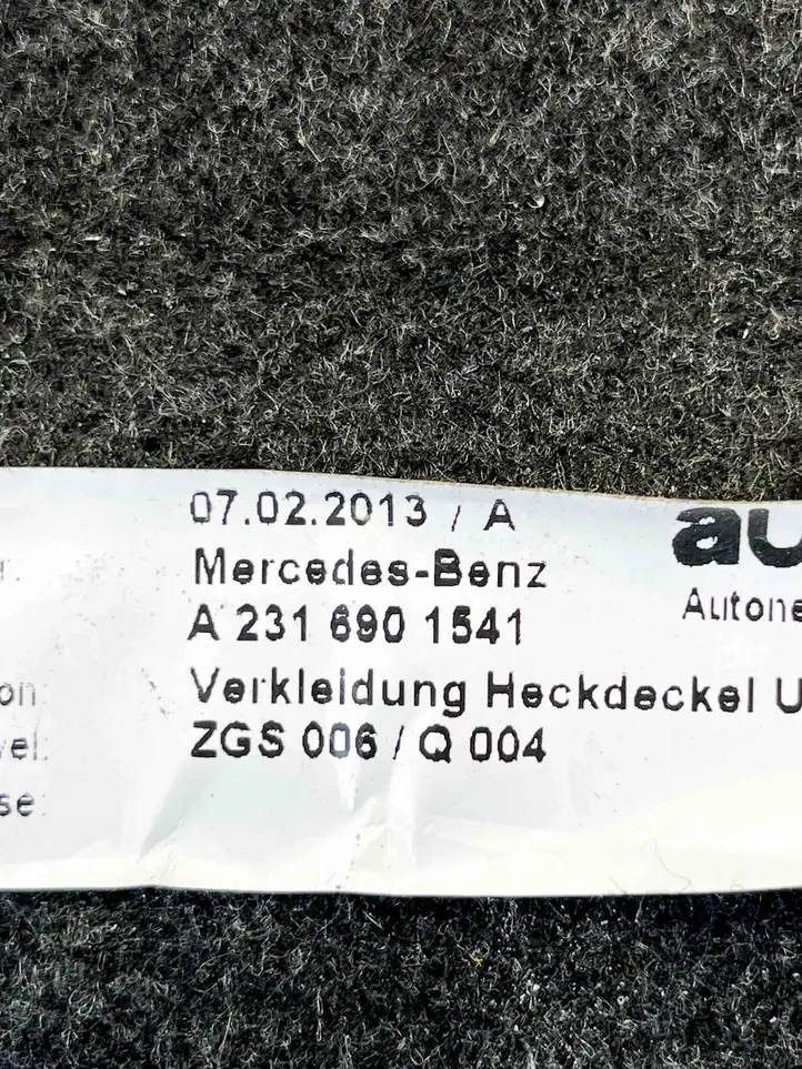 Mercedes-Benz SL R231 (2012 - 2019) 2316901541 Задняя боковая обшивка салона — фото 2