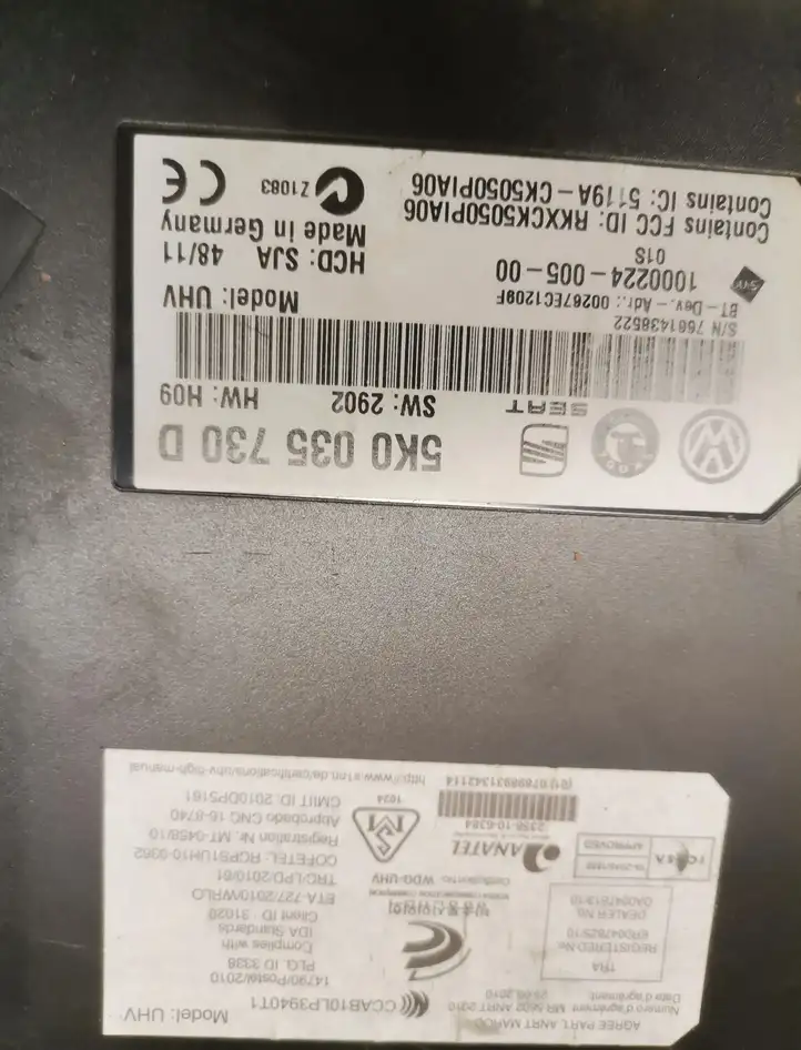 Volkswagen Golf VI (2009 - 2013) Bluetooth модуль — фото 3