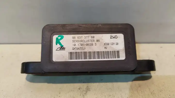 Citroen DS3 (2010 - 2016)  9663737780 Датчик ESP (системы стабильности) (датчик курсовой устойчивости))