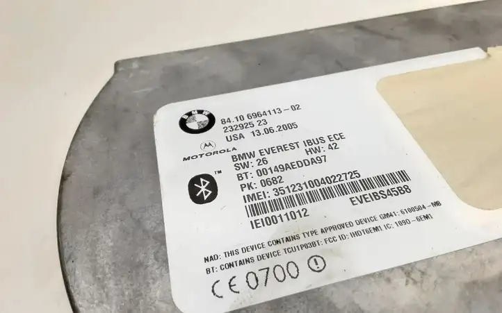 BMW X5 E53 (1999 - 2006) 6964113 Bluetooth модуль — фото 3