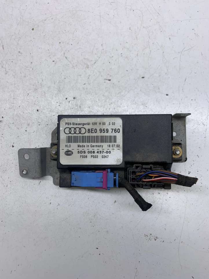 8E0959760 Audi A4 S4 B6 8E 8H Sėdynės valdymo blokas