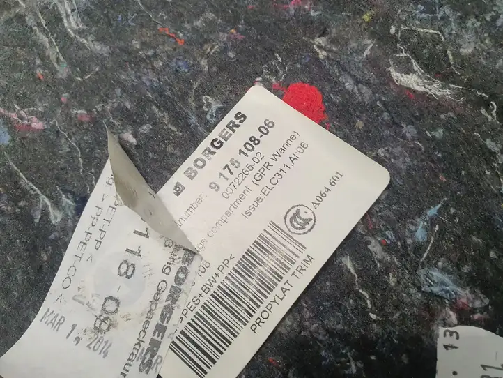 BMW X3 F25 (2010 - 2017)  9175108 Пол багажника