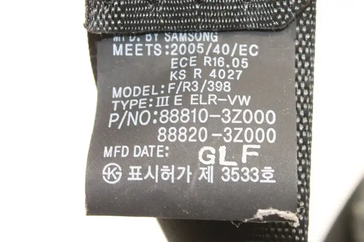 Hyundai i40 (2011 - ) 898103Z100 Задний ремень безопасности — фото 4