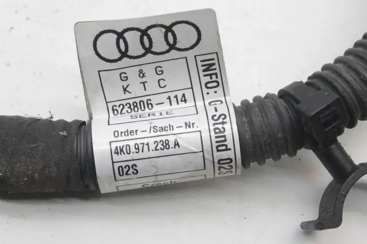 Audi A7 S7 4K8 (2018 - ) 4K0971238A Минусовой провод аккумулятора — фото 4