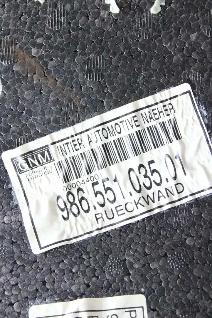 Porsche Boxster 986 (1996 - 2004) 98655103501 Прочие детали салона — фото 6