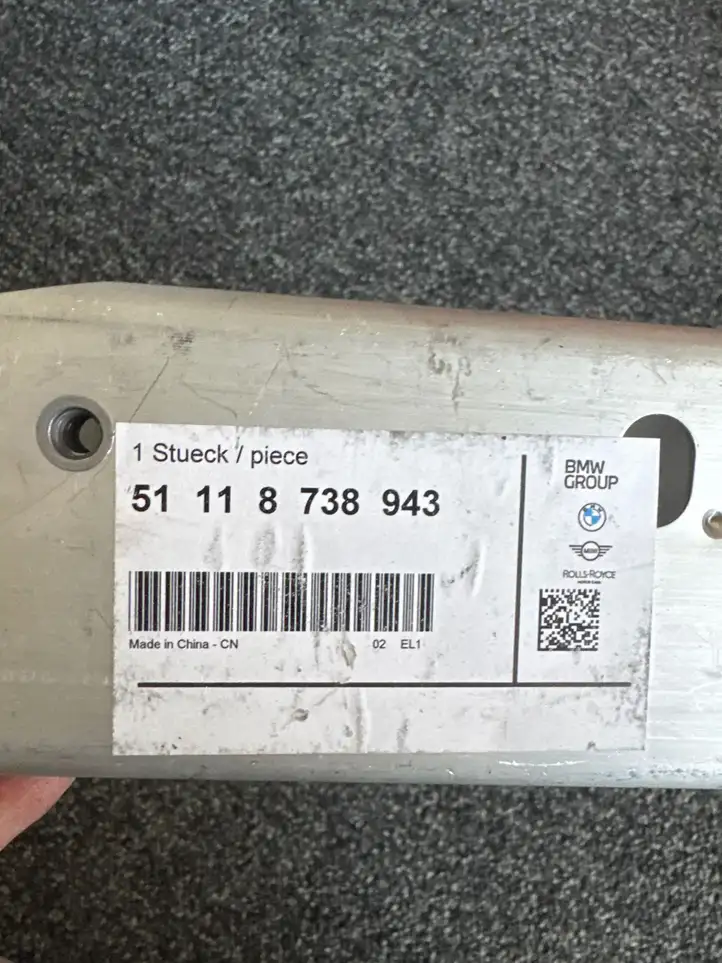 BMW 4 G22 G23 G24 G26 (2020 - ) 8738943 Дефлектор воздуха — фото 3
