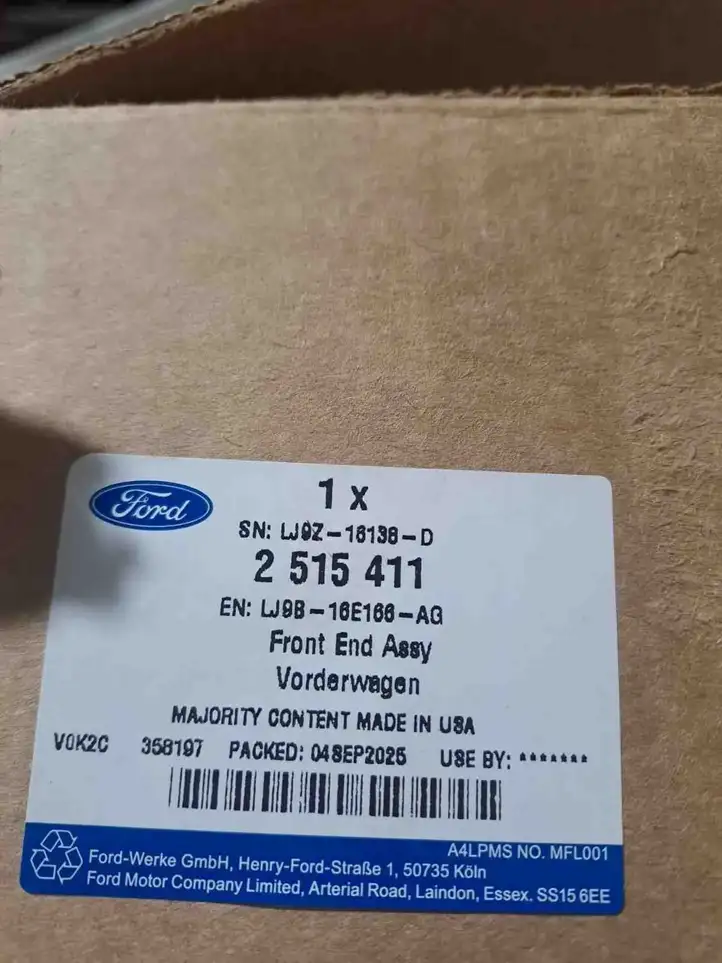 Ford Mustang Mach-E (2020 - ) 2515411 Верхняя панель радиатора — фото 7