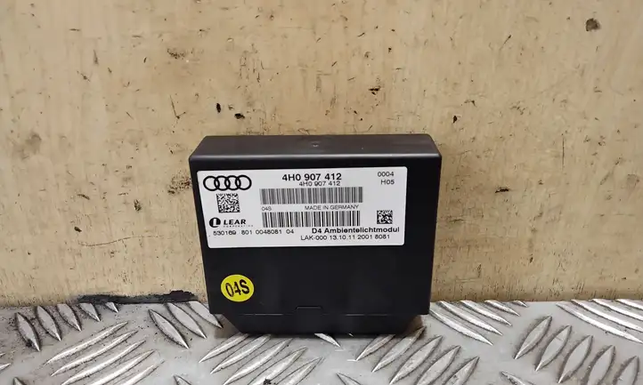 Audi A8 S8 D4 4H (2010 - 2014) 4H0907412 Прочие блоки управления — фото 1