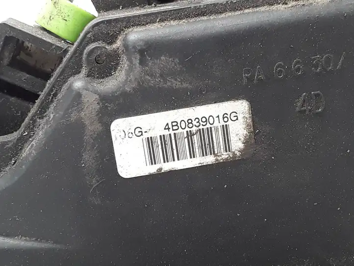 Audi A6 S6 C5 4B (2001 - 2004) 4B0839016G Замок задней двери — фото 7