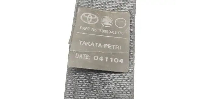 Toyota Corolla E120 E130 (2004 - 2007) 7336002170 Задний ремень безопасности — фото 3