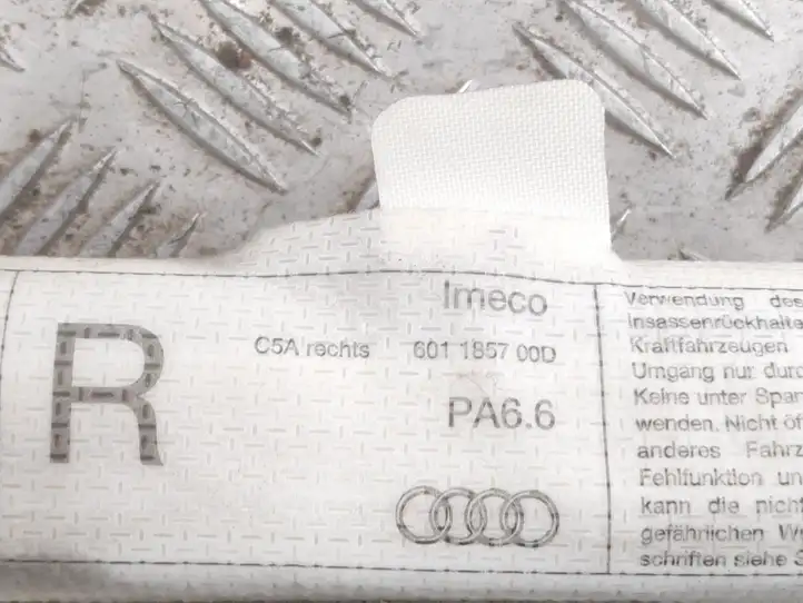 Audi A6 S6 C5 4B (2001 - 2004) 601185700D Боковая подушка безопасности шторка — фото 6
