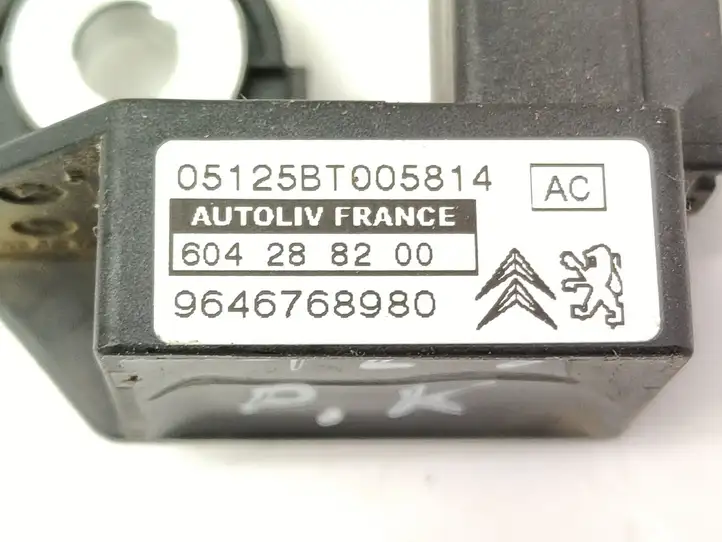 Citroen C4 (2004 - 2008) 9646768980 Датчик удара SRS — фото 4