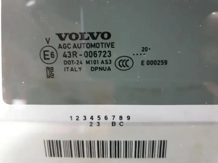 Volvo XC40 (2017 - ) 43R006723 Стекло задней двери — фото 5