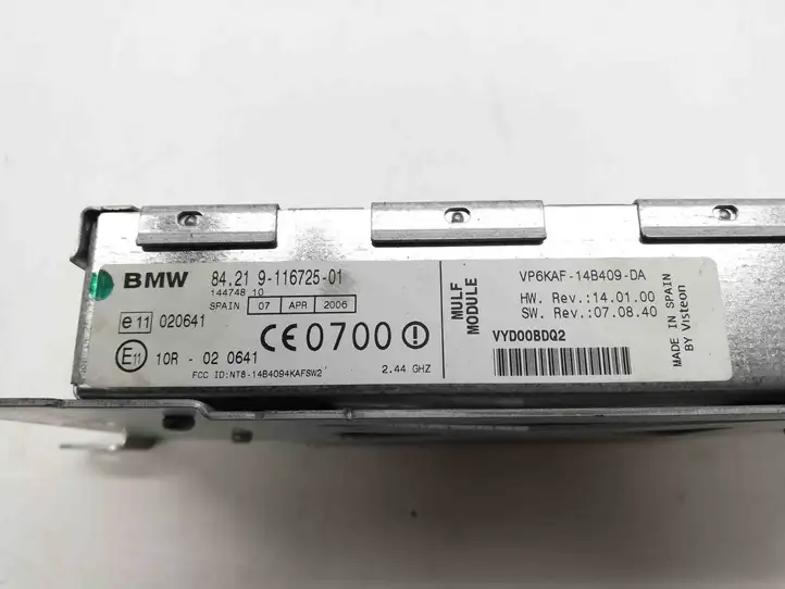 BMW 5 E60 E61 (2004 - 2010) 9116725 Bluetooth модуль — фото 3
