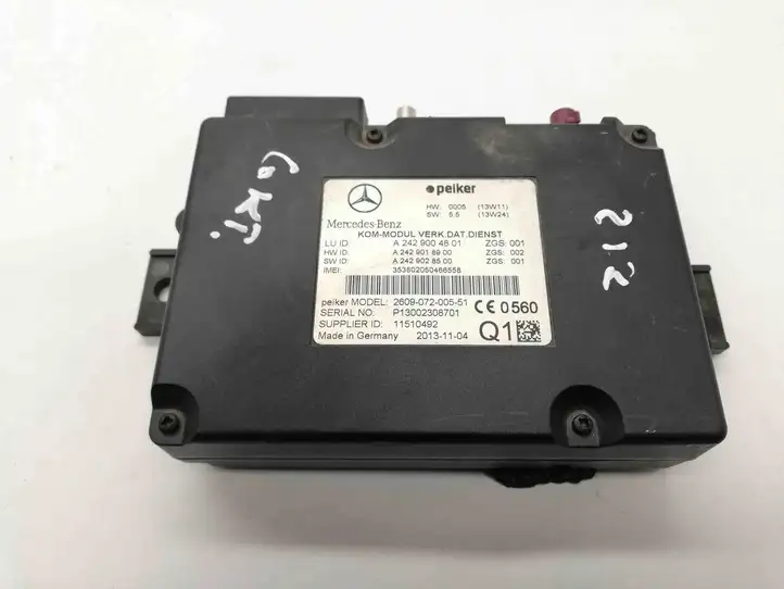 Mercedes-Benz E W212 (2009 - 2016) A2429004801 Блок GSM — фото 2