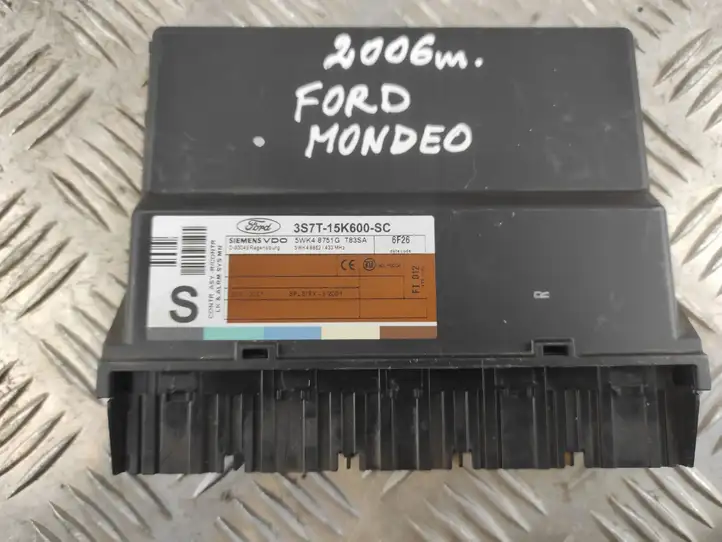 Ford Mondeo Mk III (2000 - 2007) 3S7T15K600SC Модуль комфорта — фото 3
