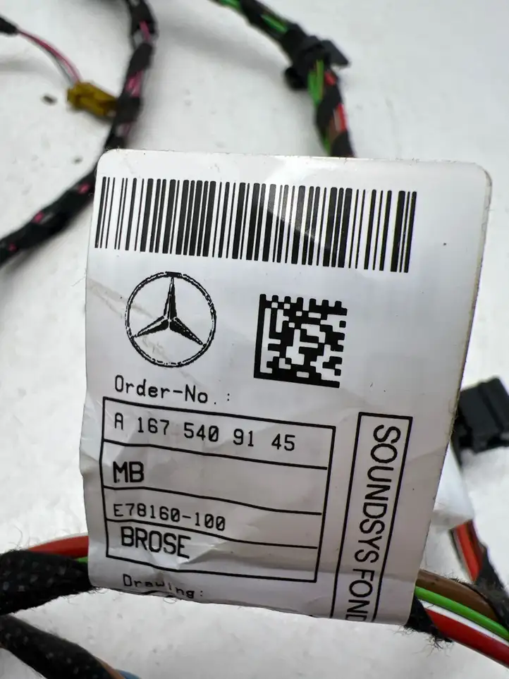 Mercedes-Benz GLE W167 (2019 - ) A1675409145 Проводка задней двери — фото 5