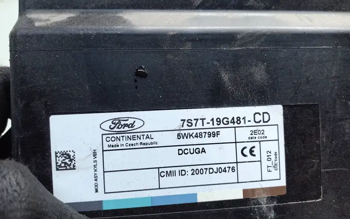 Ford Mondeo MK IV (2007 - 2014) 7S7T19G481CD Модуль комфорта — фото 4