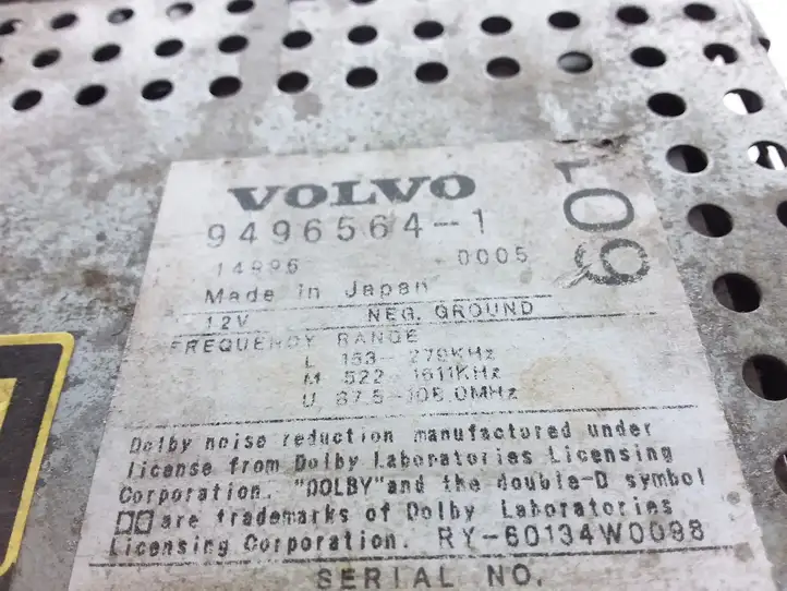 Volvo S80 (1998 - 2004) 94965641 Магнитола / мультимедийная система — фото 4