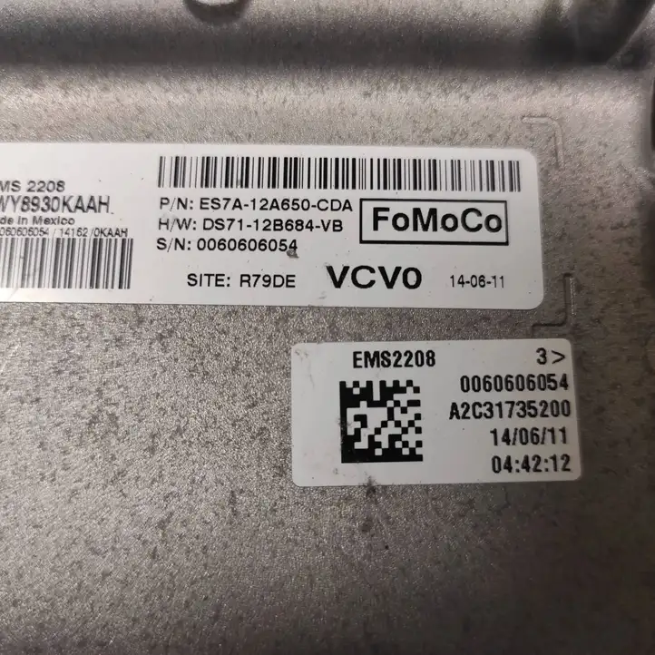 Ford Fusion II (2013 - ) ES7A12A650CDA Блок управления двигателем (ЭБУ) — фото 2