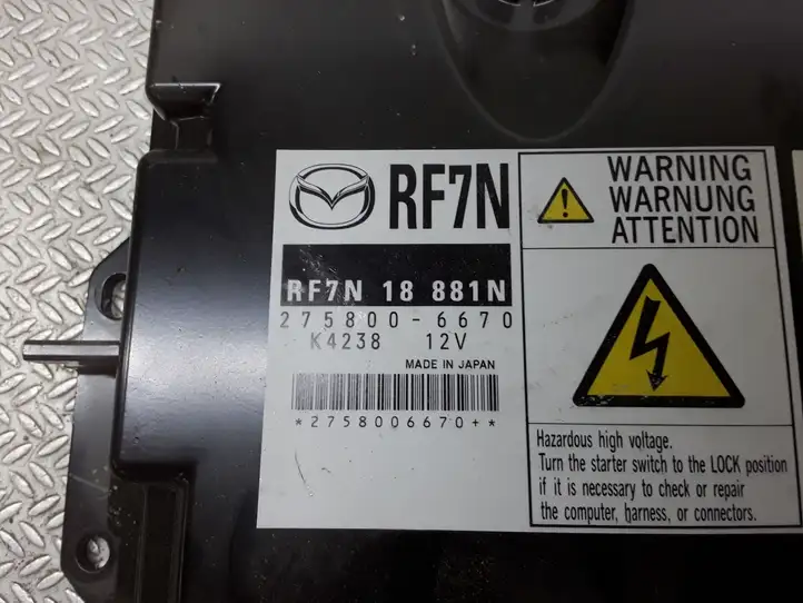 Mazda 5 (2005 - 2010) RF7N18881N Блок управления двигателем (ЭБУ) — фото 3