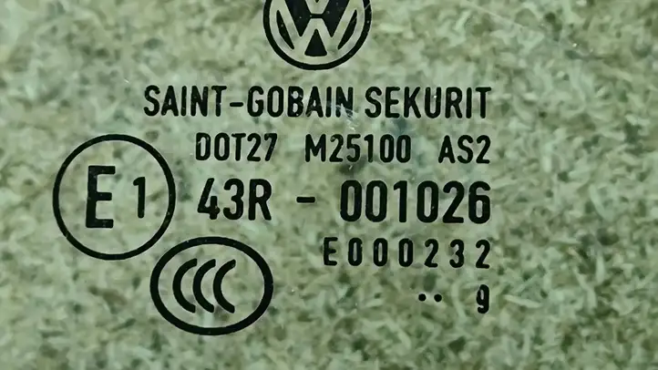 Volkswagen PASSAT CC (2008 - 2012) 43R001026 Заднее стекло — фото 2