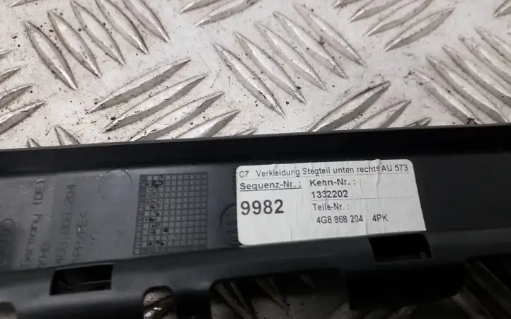 Audi A7 S7 4G (2010 - 2014) 4G8868204 Боковая отделка панели приборов — фото 3