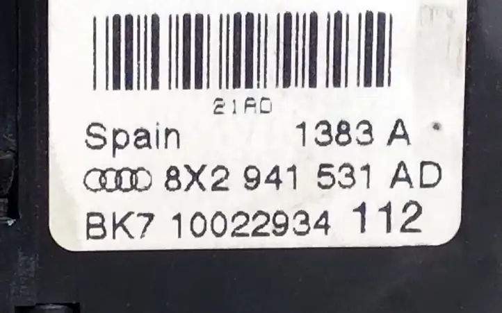 Audi Q3 8U (2011 - 2014) 8X2941531AD Включатель фонарей — фото 3