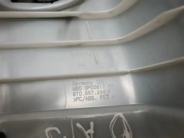 Audi A5 8T 8F (2007 - 2011) 8T0867244A Верхняя обшивка стойки B — фото 3
