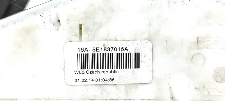 Skoda Fabia Mk2 (5J) (2007 - 2014) 5E1837016A Замок передней двери — фото 3
