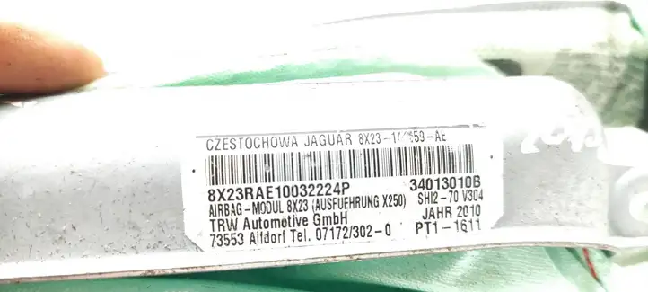 Jaguar XF (2007 - 2015) 8X2314A59AE Боковая подушка безопасности шторка — фото 3