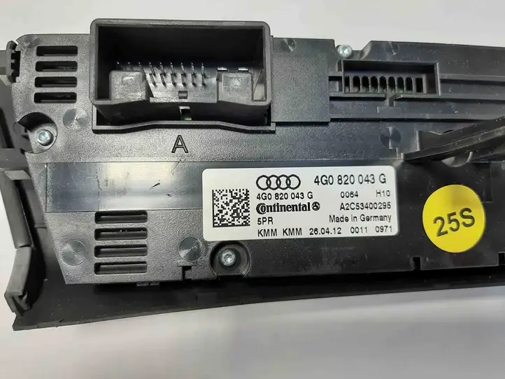 Audi A6 C7 (2011 - 2014) 4G0820043G Управление климат контролем — фото 4