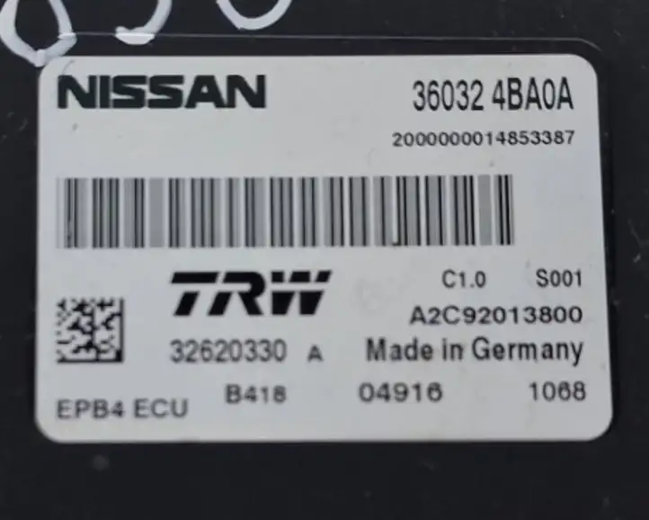 Nissan X-Trail T32 (2014 - 2021) 360324BA0A Блок управления стояночным тормозом — фото 6
