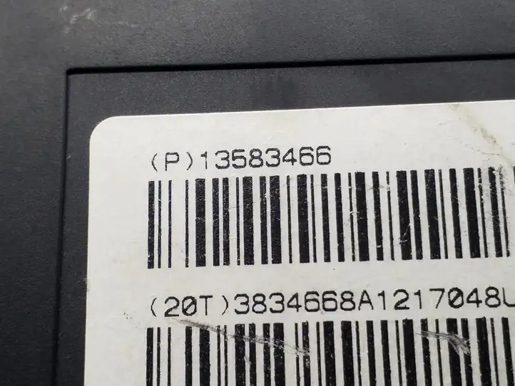 Opel Astra (2009 - 2012)  13583466 Блок управления кондиционера воздуха / климата/ печки (в салоне)