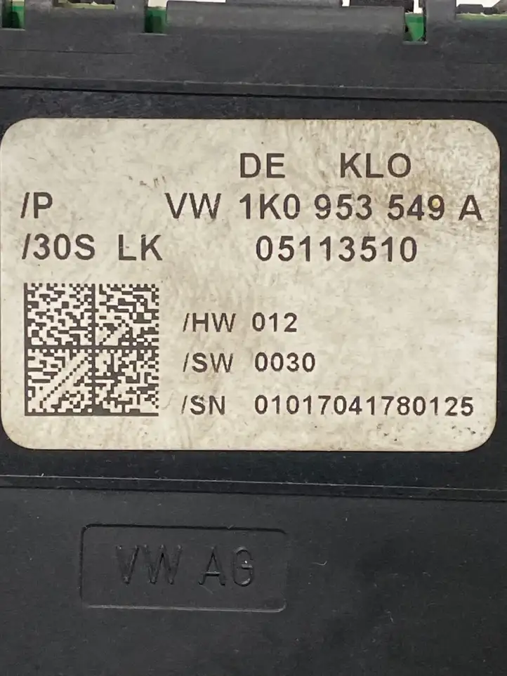 Volkswagen Golf V (2003 - 2009) 1K0953549A Датчик угла поворота руля — фото 3