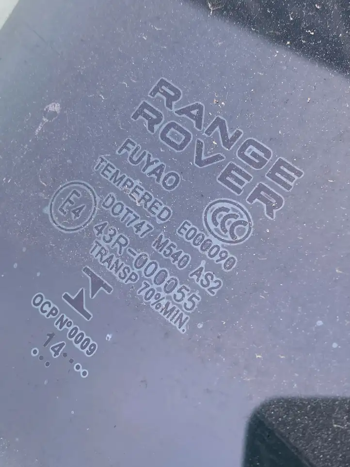 Land Rover Range Rover Evoque L538 (2015 - 2018) 43R000055 Заднее боковое стекло — фото 6