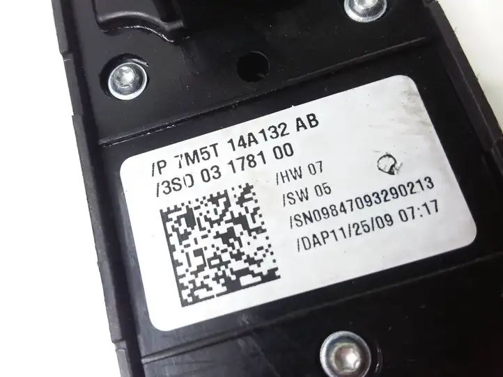 Ford Focus (2011 - 2015) 7M5T14A132AB Кнопка стеклоподъемников — фото 4