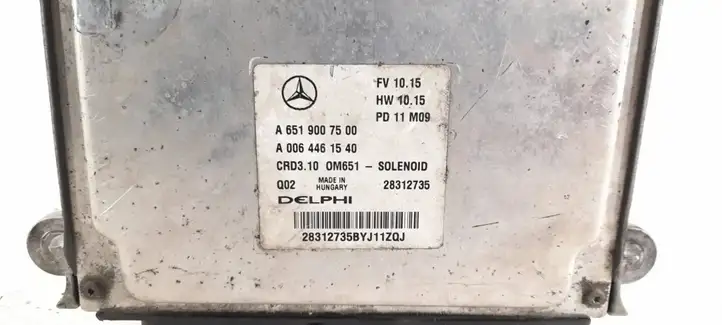 Mercedes-Benz E W212 (2009 - 2016) Блок управления двигателем (ЭБУ) — фото 2